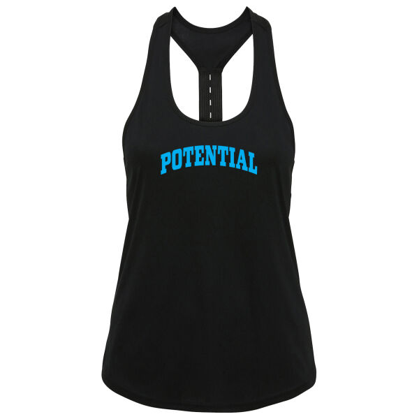 Potential Personal Training  - Performance Strap Back Vest Thumbnail